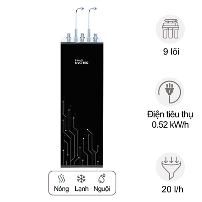 Máy lọc nước nóng lạnh Karofi Livotec 612